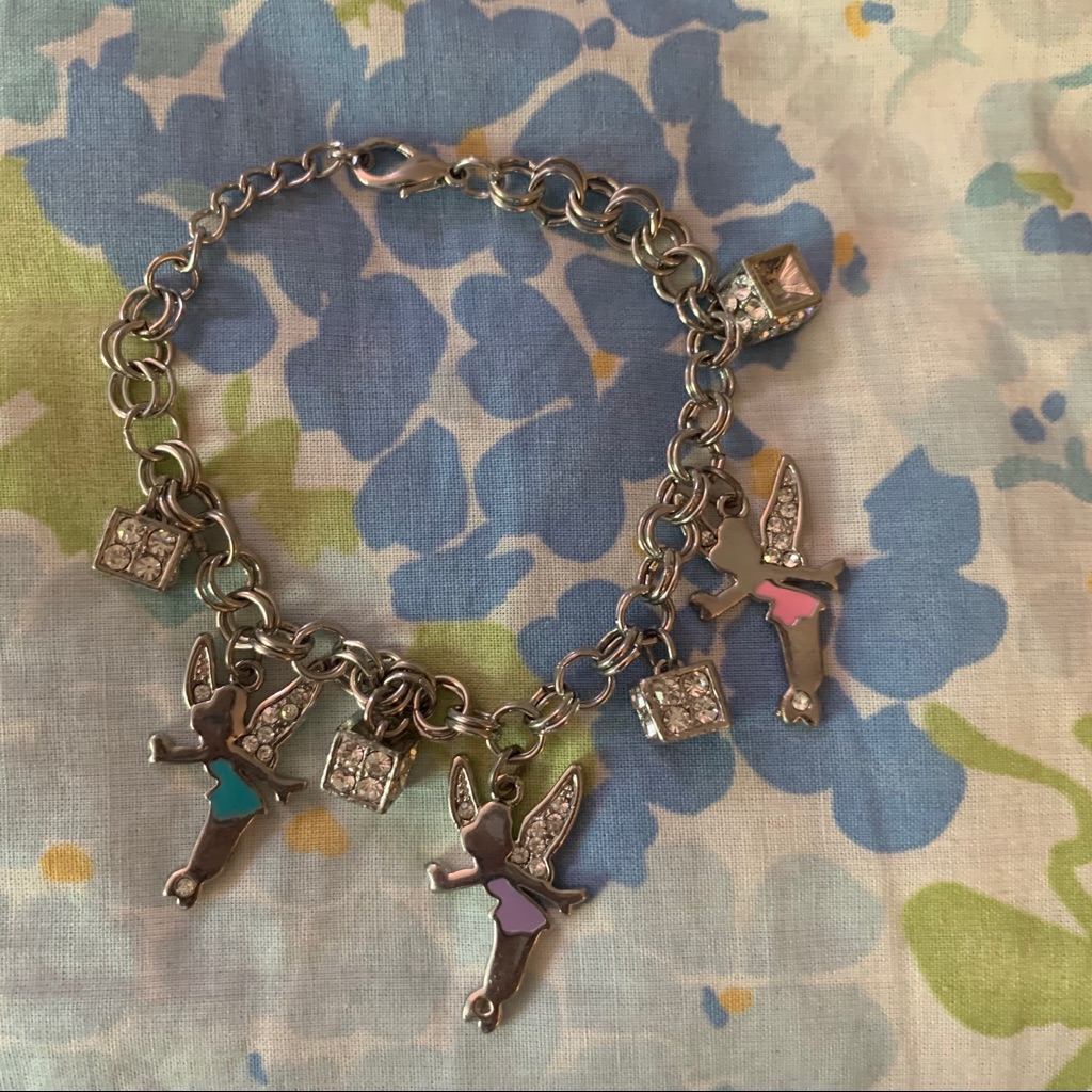 Disney Tinkerbell Charm Bracelet 15$